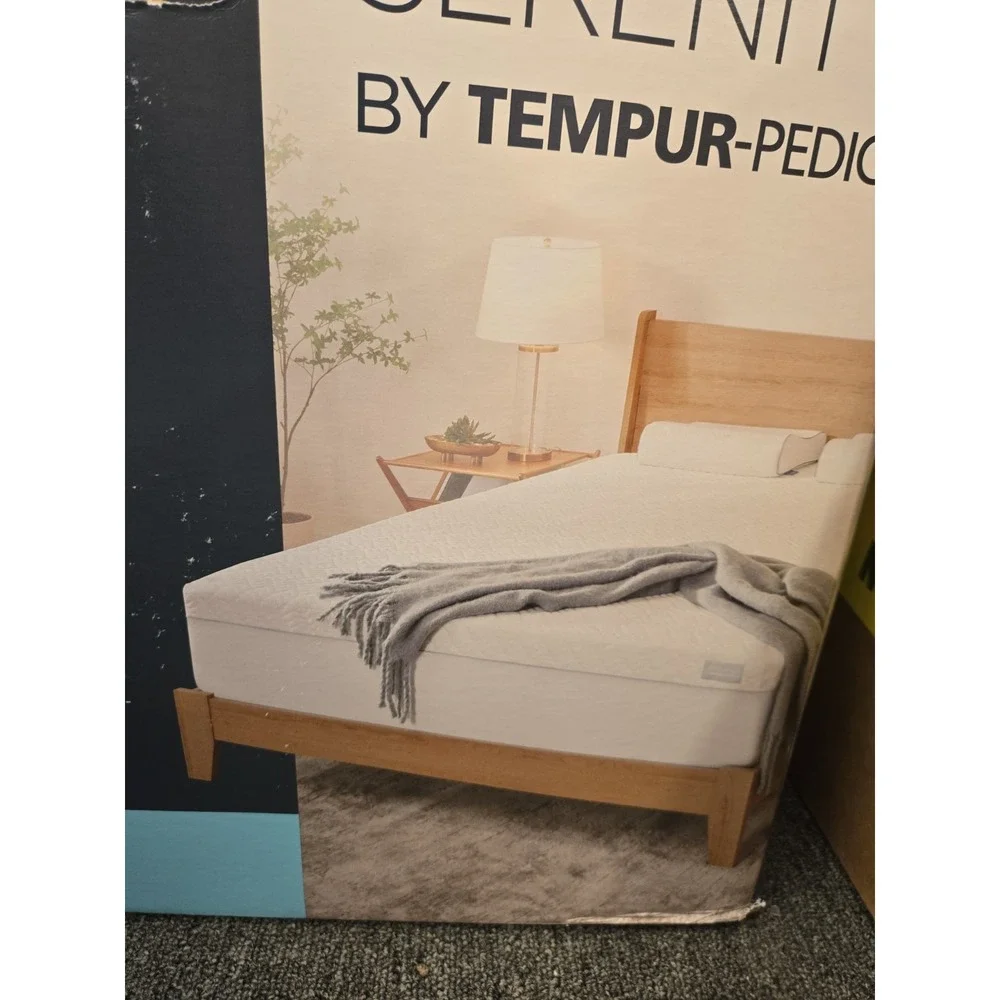 Serenity Tempur-Pedic 3 Inch Cooling Memory Foam Mattress Topper Queen
